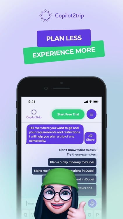 Copilot2Trip: AI trip planner