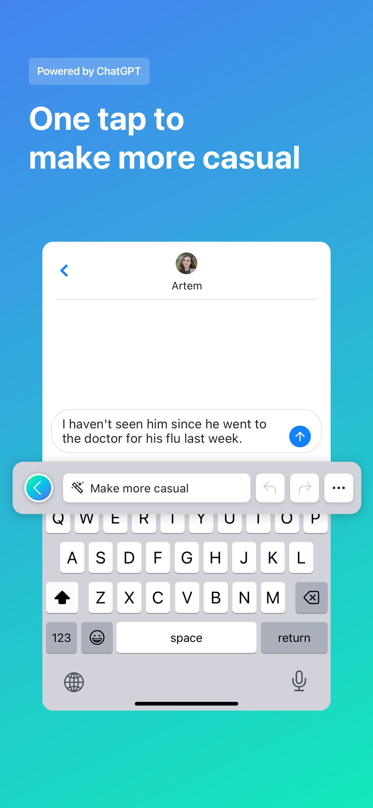 AI Grammar Rephrase Keyboard