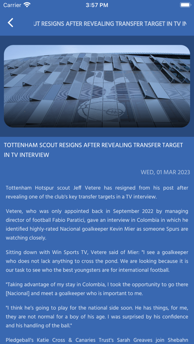 55 Football Live Score Screenshot