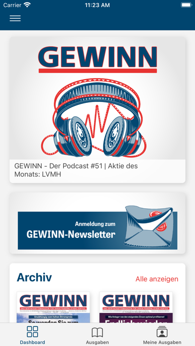 GEWINN: Das Wirtschaftsmagazin Screenshot