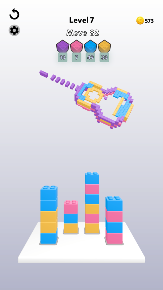#7. Brick Sort Up (iOS) 由: DK Bilgi Teknolojileri