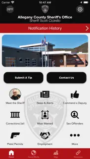 allegany county sheriff ny iphone screenshot 1