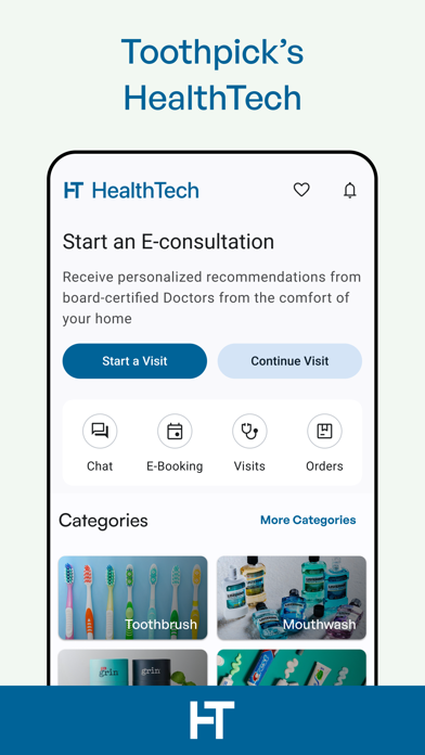 HealthTech App Screenshot