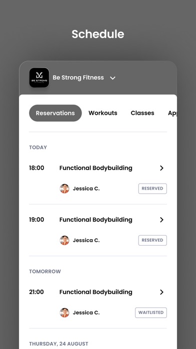 Be Strong Fitness TX Screenshot