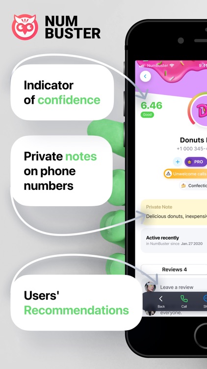 NumBuster. Real Name Caller ID