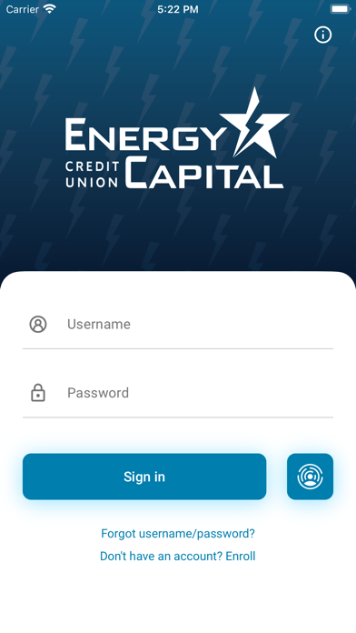 Energy Capital Credit Union Screenshot