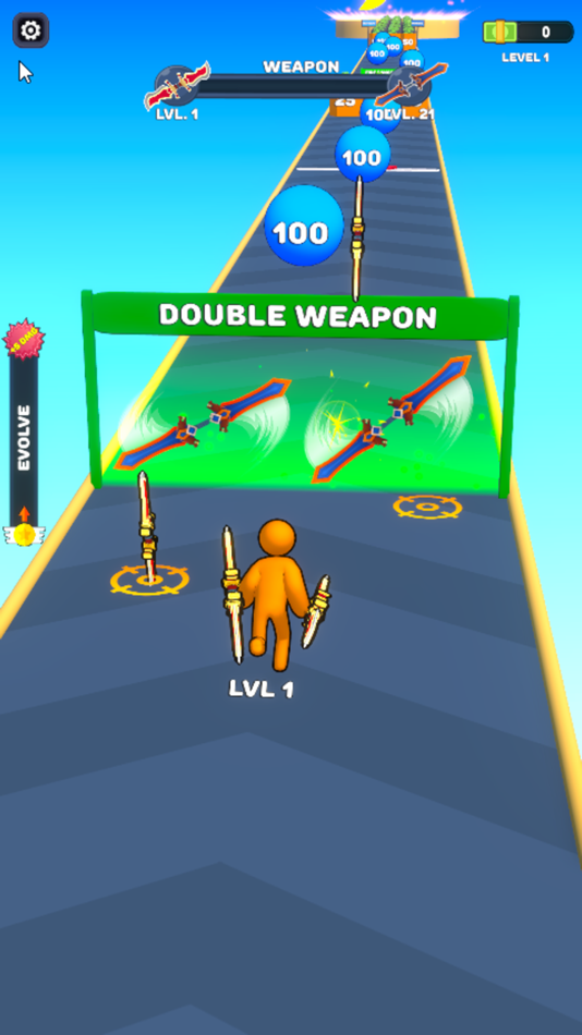 #5. Sword Shooter (iOS) 由: Utku Yazici
