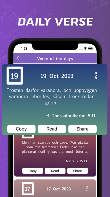 Swedish Bible - offline screenshot-3