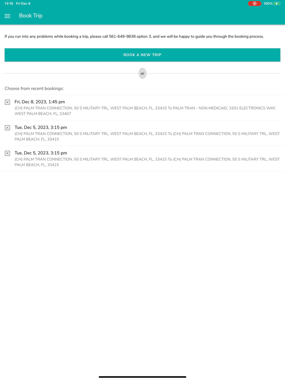 Palm Tran Connection ipad screenshot 4