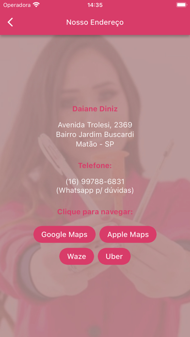 Daiane Diniz Estética Screenshot