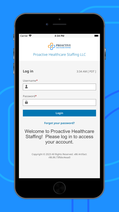 Proactive Healthcare Staffing Screenshot