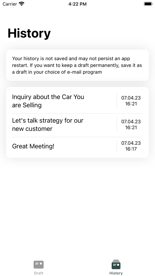 #4. Quick Mail - Cheap AI drafts (iOS) Podle: Henrik Bruntrup
