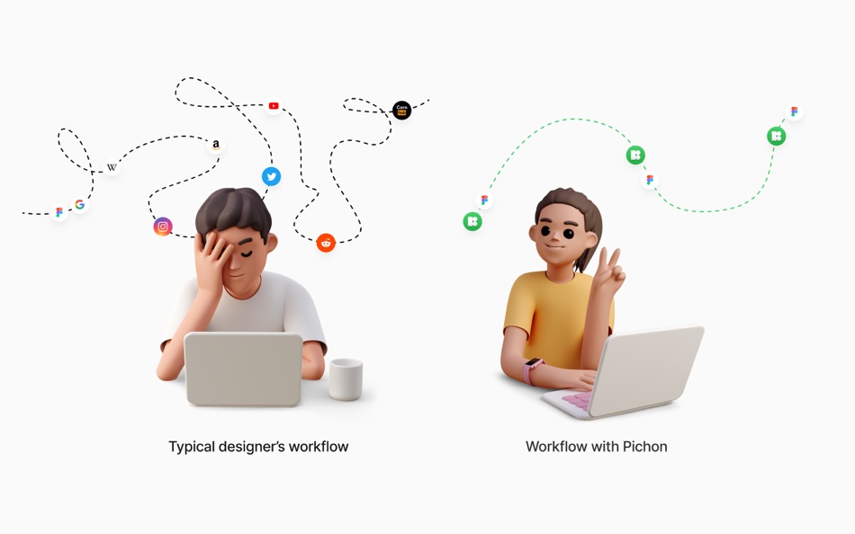 #5. Pichon Icons - Graphic Design (macOS) By: Icons8 LLC