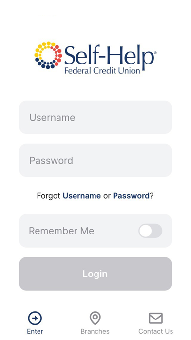 Self-Help Federal Credit Union Screenshot