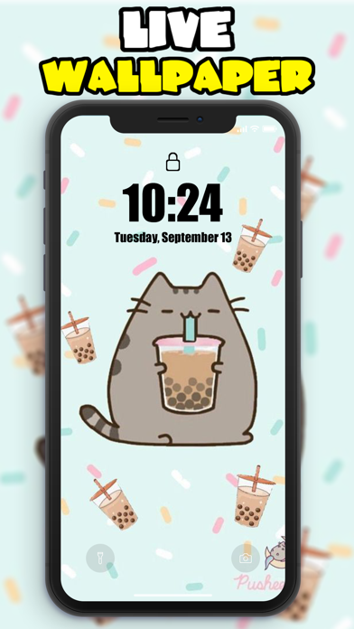 Pusheen Cat Wallpaper Screenshot