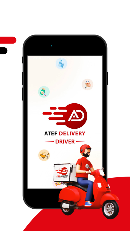 #1. Atef Delivery Driver (iOS) Podle: Melek Dridi