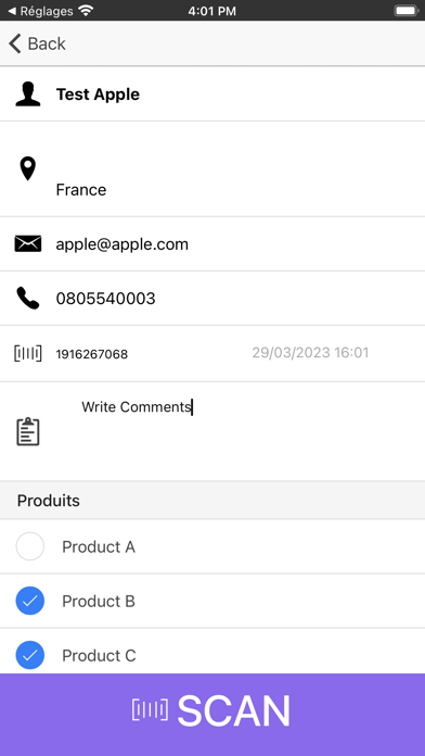 myLeads Screenshot