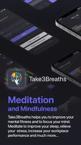 Game screenshot Take3Breaths Guided Meditation mod apk