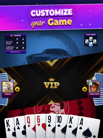 VIP Spades - Online Card Gameのおすすめ画像1