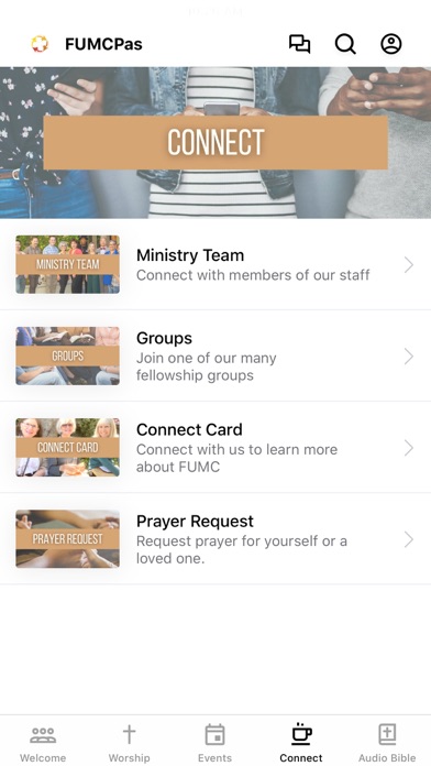 FUMC Pasadena Screenshot