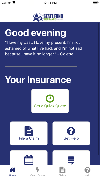 State Fund Insurance Mobile Screenshot