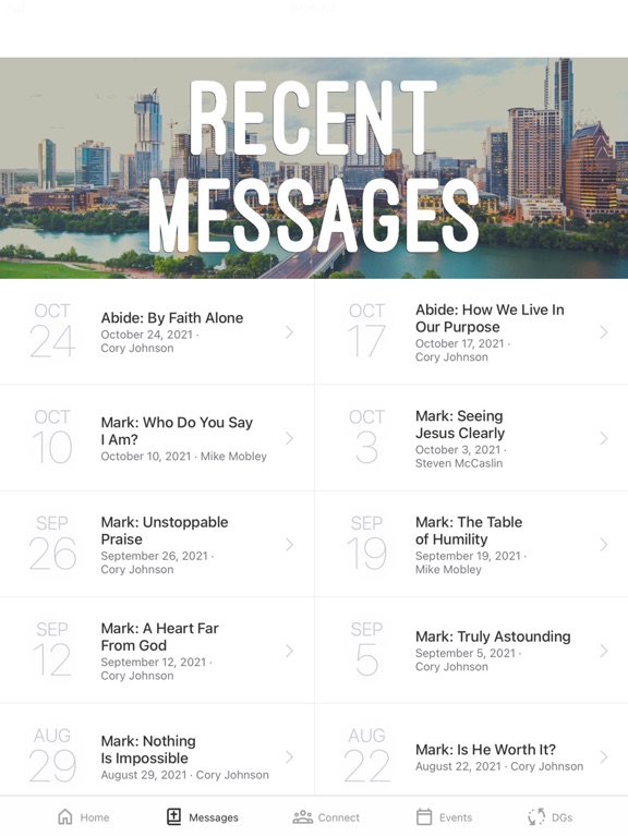 Austin Life Church iPad screenshot 3 - Lifestyle app