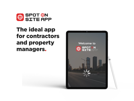 SpotOnSite iPad screenshot 1 - Productivity app
