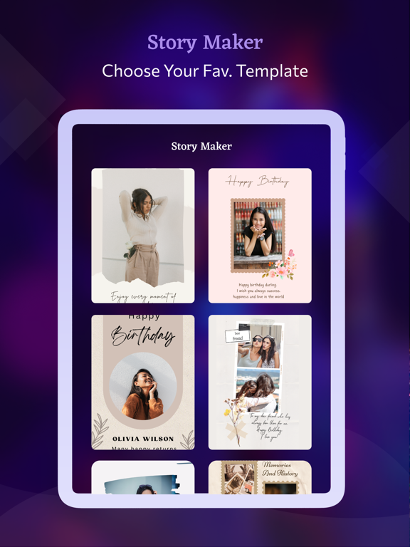 Story Savers : InStory iPad screenshot 6 - Photo & Video app