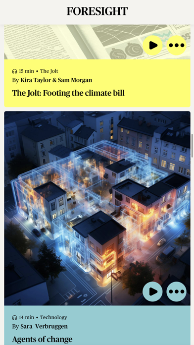 FORESIGHT Climate & Energy Screenshot