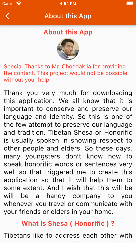 #8. Tibetan Honorific (iOS) 由: tenzin thinley