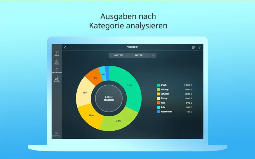 Screenshot von Money Pro: Haushaltsbuch auf dem iPhone 4