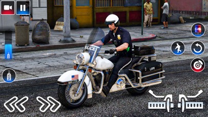 Police Bike Driving Chase Game Screenshot