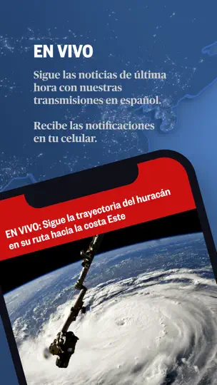 Captura de pantalla de Noticias Telemundo en iPhone 5