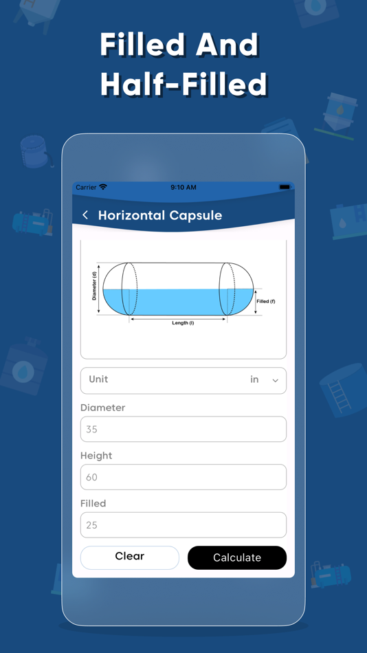 #5. Tank Volume Calculators (iOS) 由: Kantaben Gorasiya