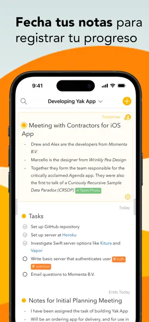Agenda: Notas y calendario9+_3