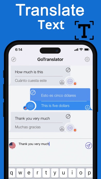 Translate Voice App Translator Screenshot