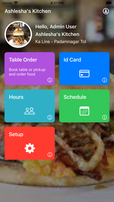 Restaurant Employee App Screenshot