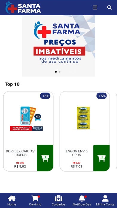 Santa Farma Saúde Screenshot
