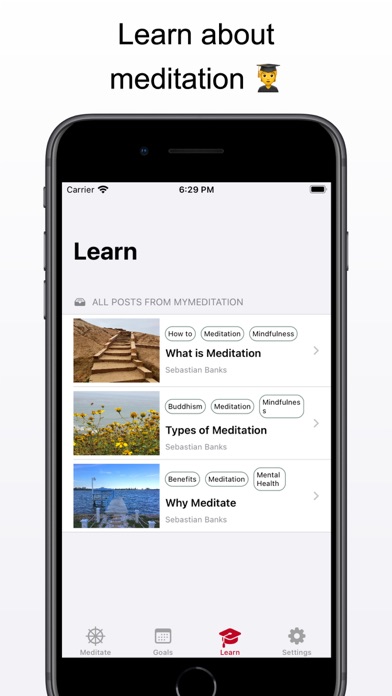 myMeditation: Mindfulness App Screenshot