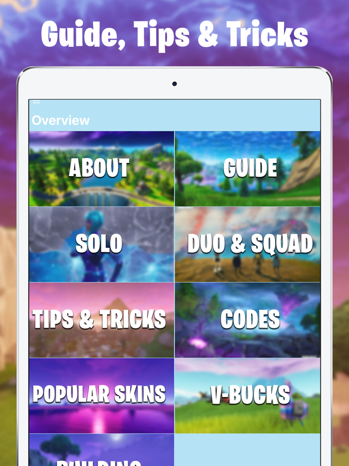 Guide and Skins for Fortnite