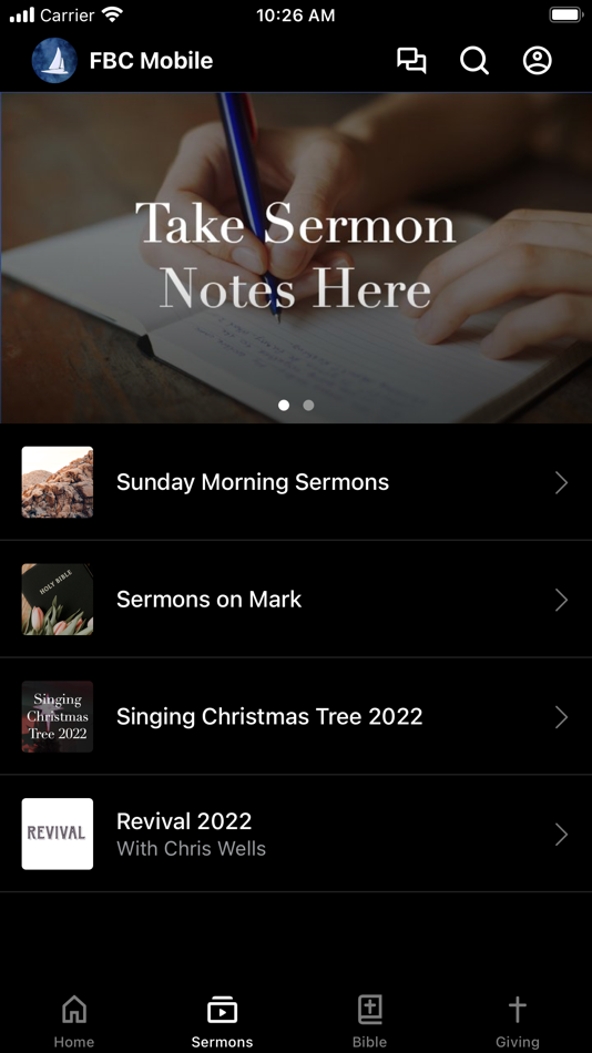 #2. First Baptist Georgetown (iOS) 由: First Baptist Church of Georgetown
