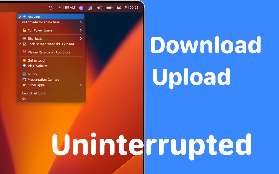 #3. InsomniaZ - Never Sleep (macOS) Podle: Pawan Dixit