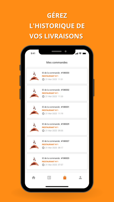 Presto Livreur Screenshot
