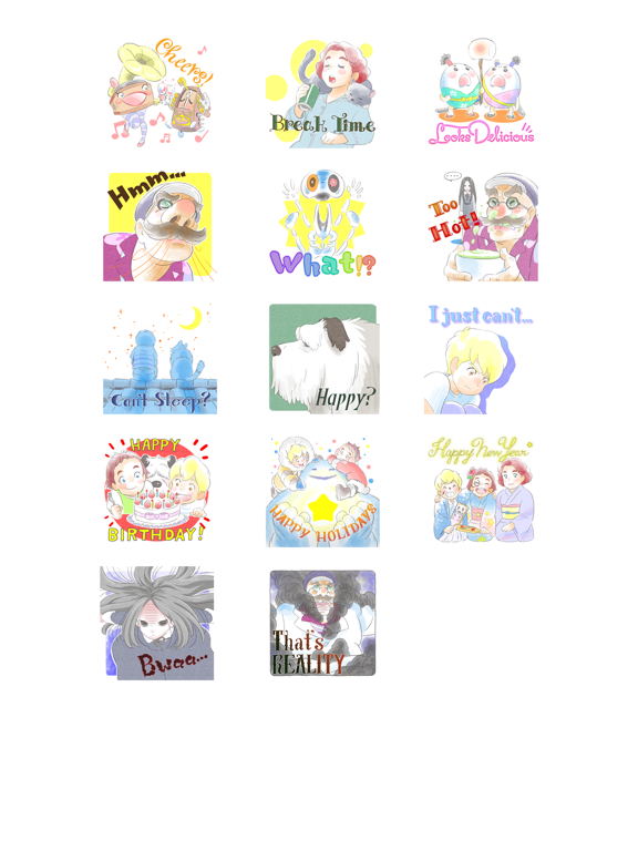 The Imaginary iPad screenshot 3 - Stickers app