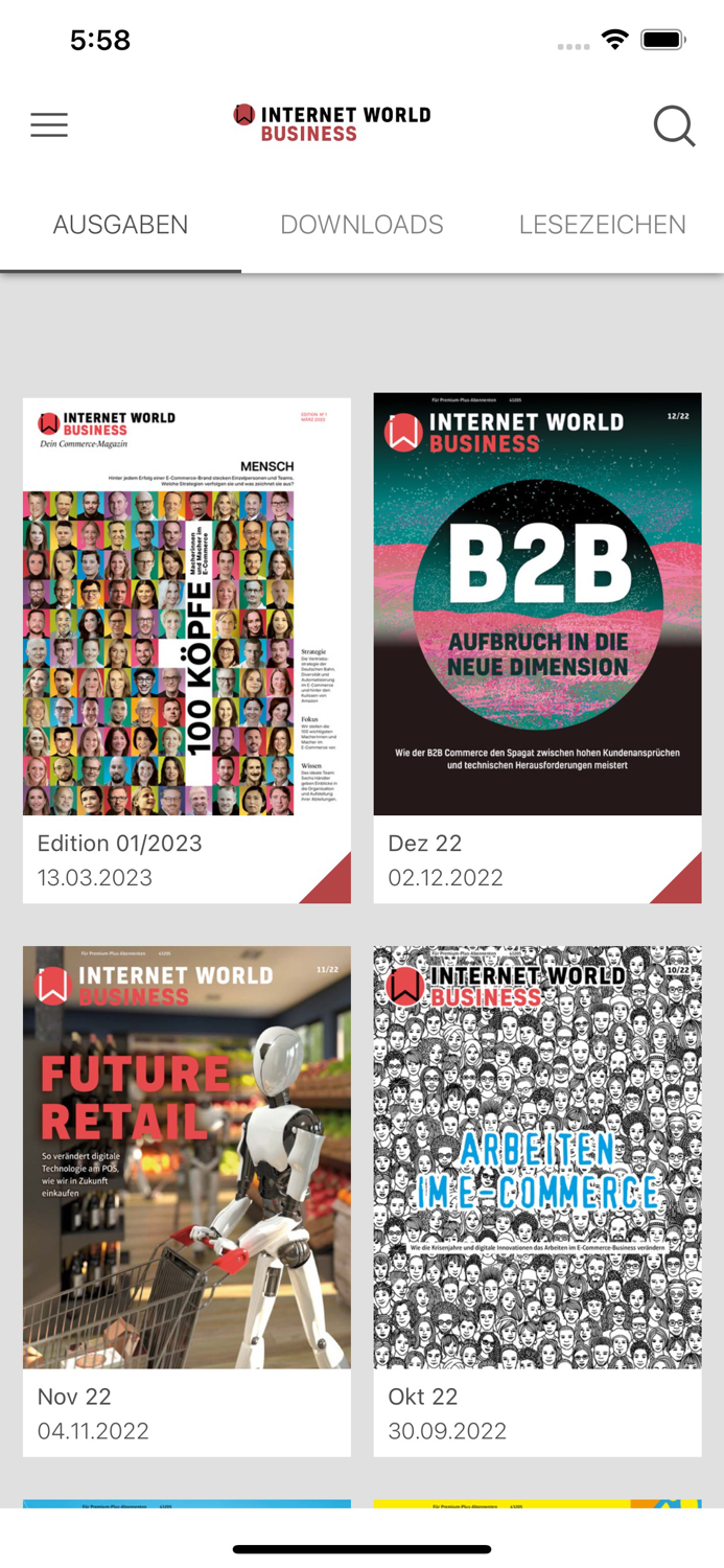 INTERNET WORLD Business