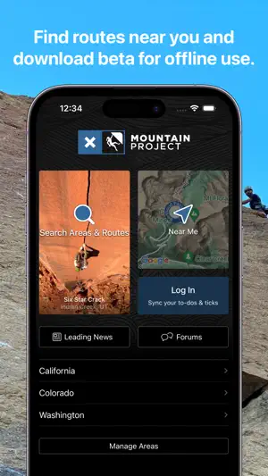 Mountain Project screenshot 1