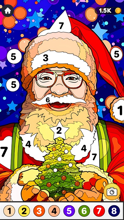 Christmas Coloring By Numbers