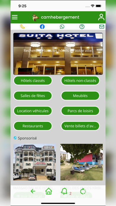 CamHebergement Screenshot