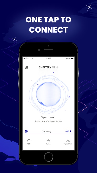 Sheltery - Secure VPN Screenshot