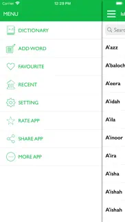 islamic dictionary with urdu iphone screenshot 3